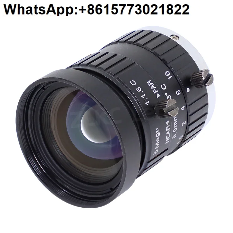 Machine vision industrial lens 5-megapixel camera 5 8 12 16 25 35 50mm fixed focus lens C port