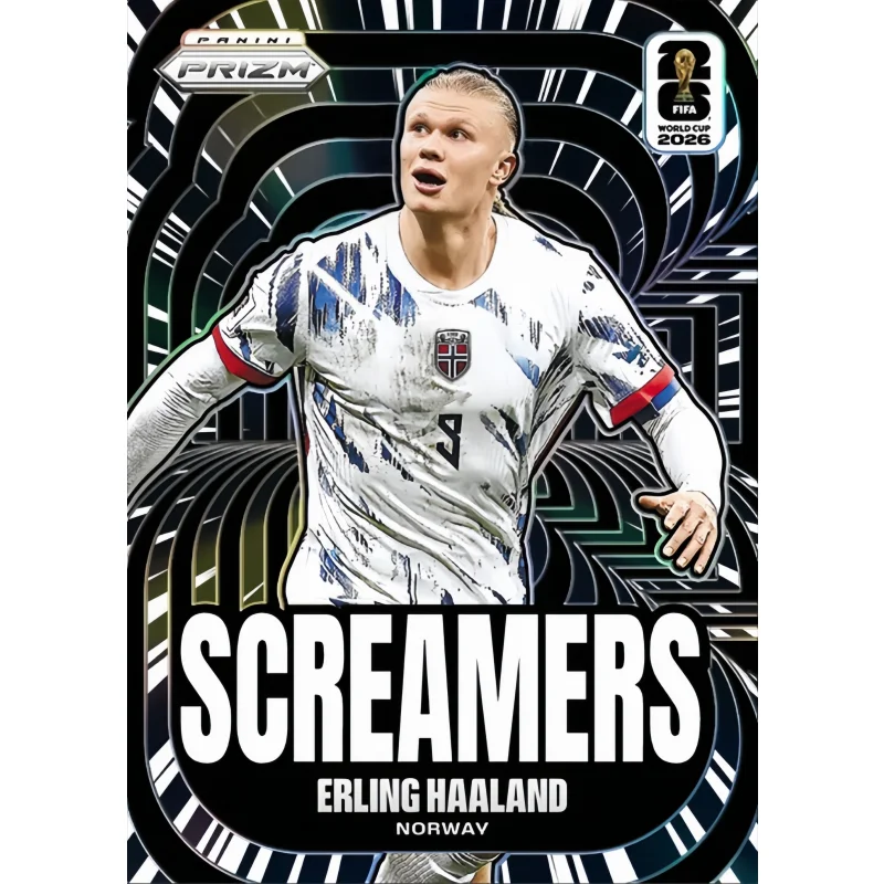 DIY Panini Homemade Football Collection Card FIFA World Cup SCREAMERS Series Messi Yamal Ronaldo Mbappe Neymar Haaland view 2