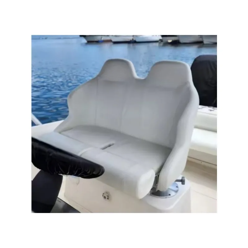 2 Person Double Flip Back Seat Waterproof Flip Up Captain Seat Marine Folding 2-Seater Bench Seat For Boats Yacht