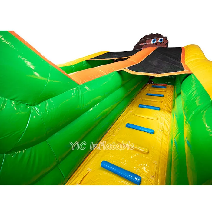Commercial Palmtree Gorilla Inflatable Wet Dry Slide Inflatable Bounce House Dry Slide Giant Bouncy Castle Slide For Kids