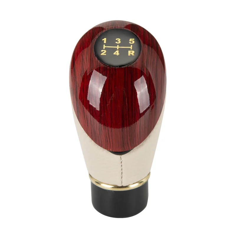 5 Speed Universal Car Gear Shift Knob Stick Lever Manual Gearbox Handle Carbon Fiber Cover Case Accessories Auto ручка кпп