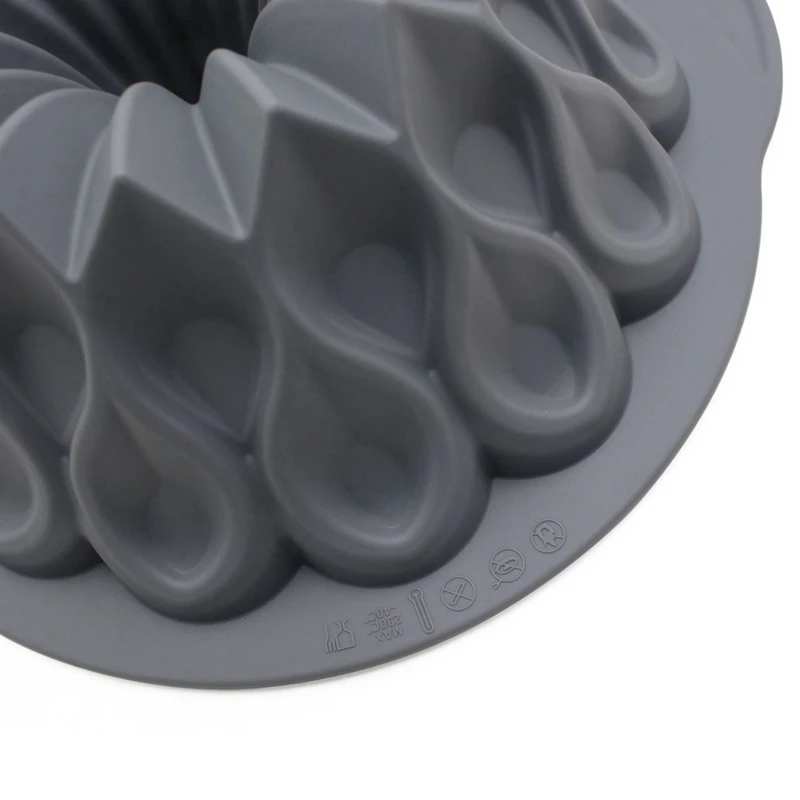 Round Cake Mold Silicone Cake Mold Non-Stick Cake Pan Baking Mold Pastry Mold