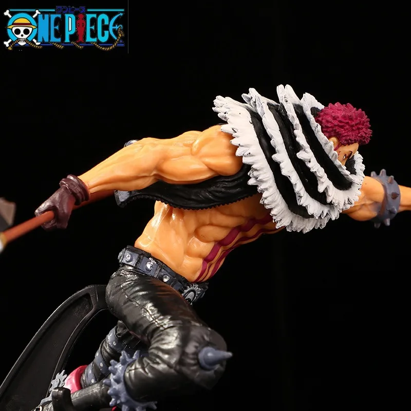 15cm Anime One Piece Figure Charlotte Katakuri King of Artist Action Figure PVC Model Toys Collection Desktop Decoration Kids Gi