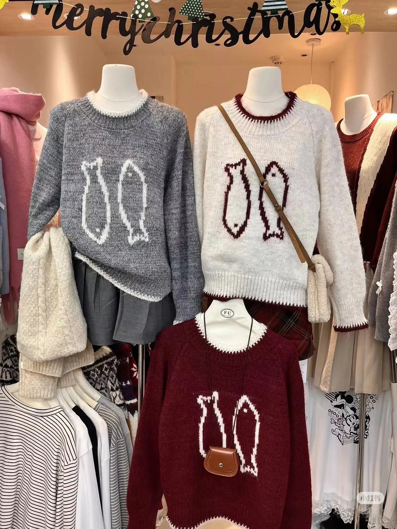 

Ретро корейский Sle двойной вязаный узор, большой женский свитер, осень-зима, внутренняя одежда, футболка, мягкая длинная...