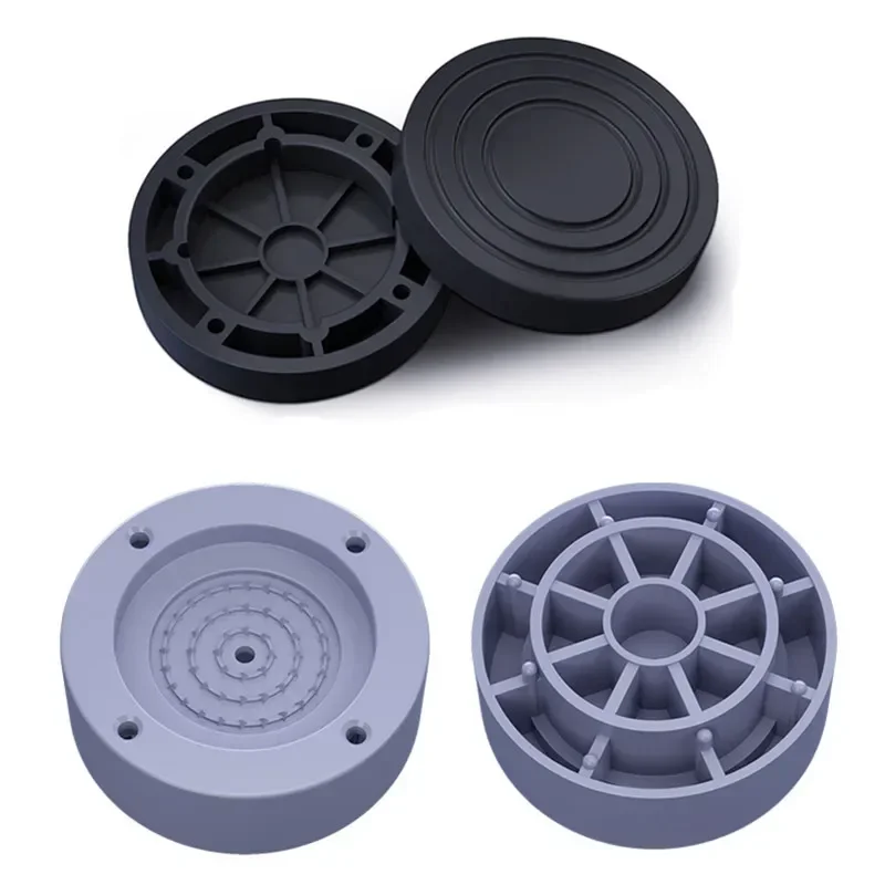 4 Stück Anti-Vibrations-Pads für Waschmaschinen, zum Heben von Gummifüßen, rutschfest, stumm, für Möbelnivellierer, universelle Dämpfer, feste Basis – Detail 10