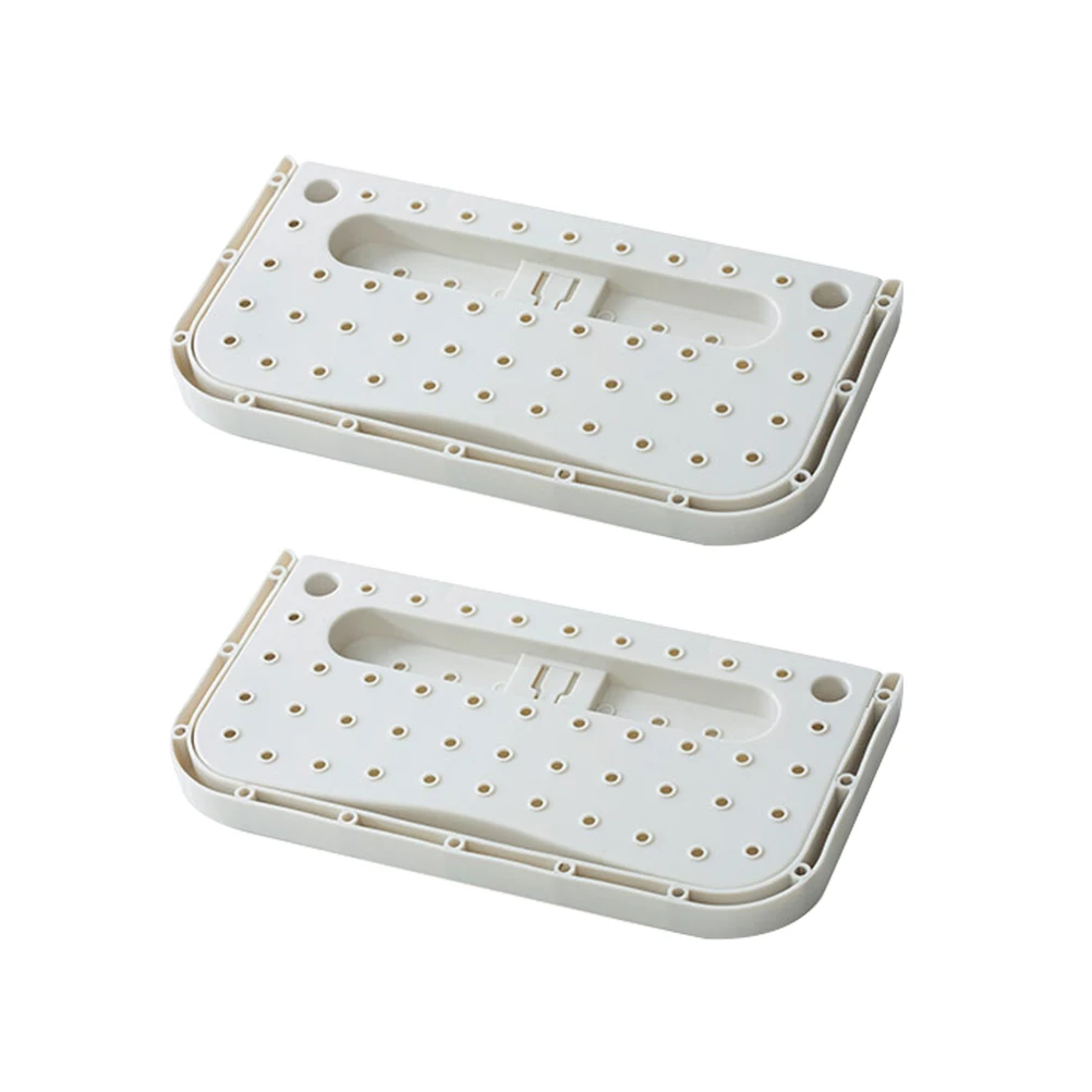 

2pcs Wall Mounted Shoe Rack Foldable Slippers Organizer Door Hanger Storage Bedroom Bathroom Shoes Shelf Eco Plastic Easy