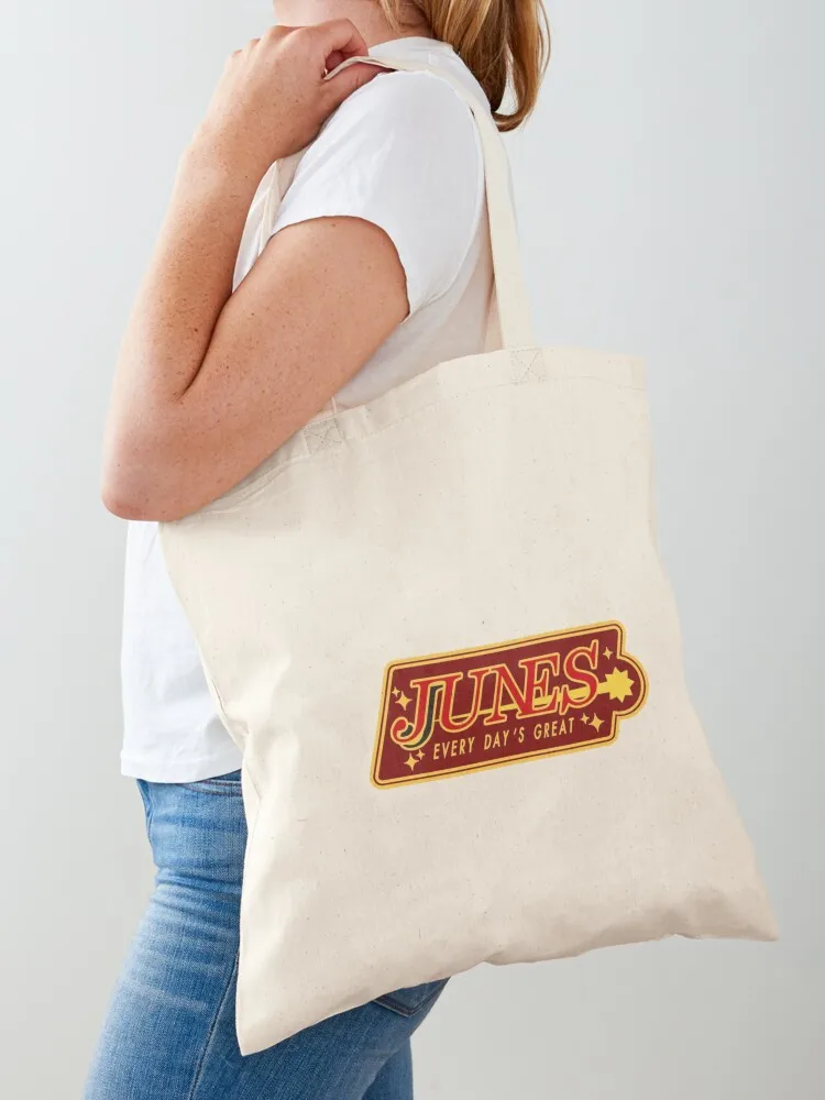 Junes Red Logo Tote…