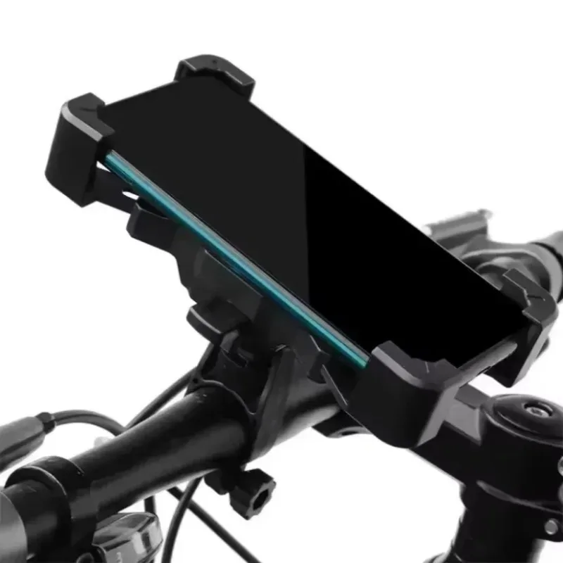 Motorcycles Bicycles Phone Holder 360 Rotation Mobile Phone Navigation Bracket Bike Riding Shockproof For iPhone Samsung Xiaomi view 3