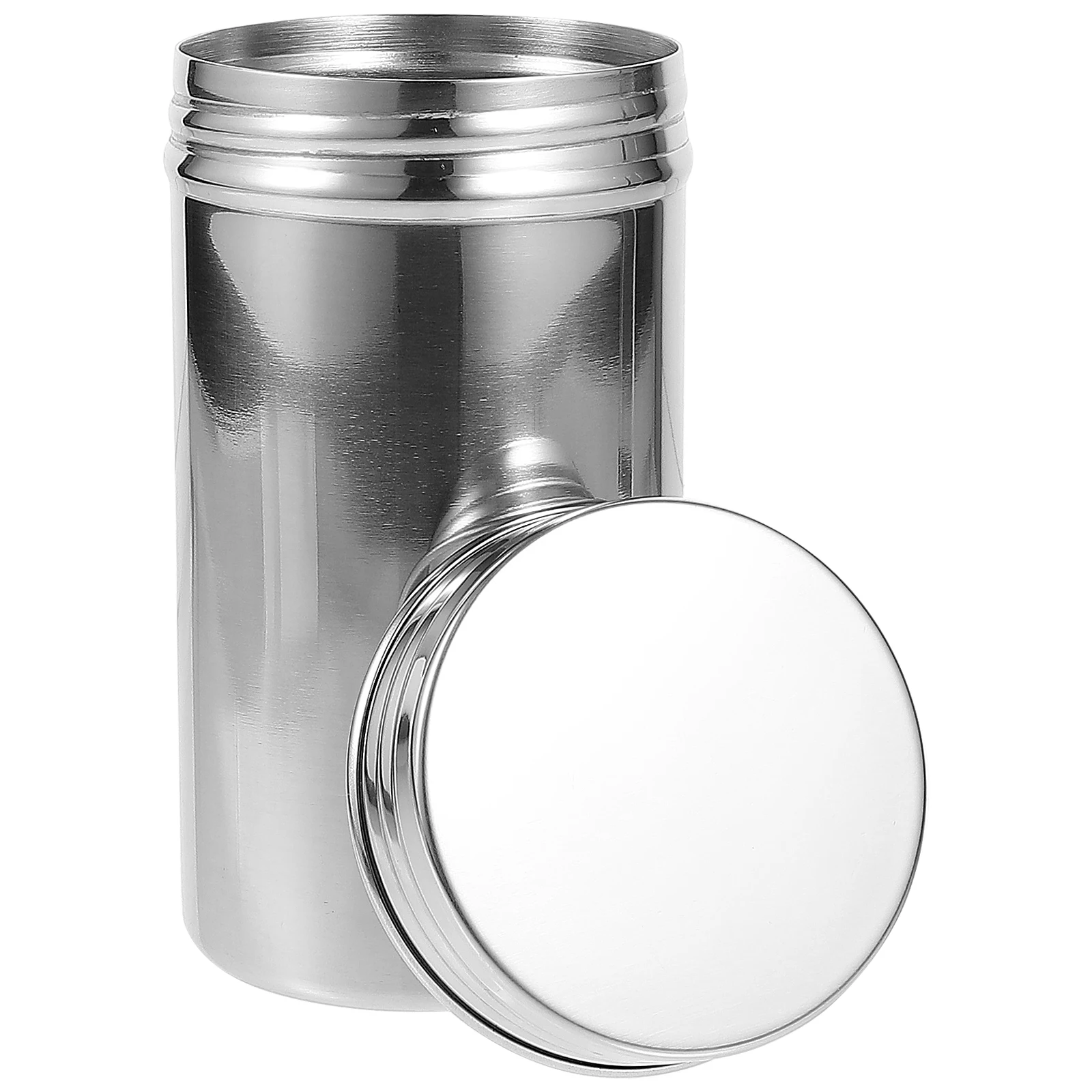 

Stainless Steel Storage Container Household Can Multifunctional Cylinder for Home Restaurant Office Oil Sample Medicine