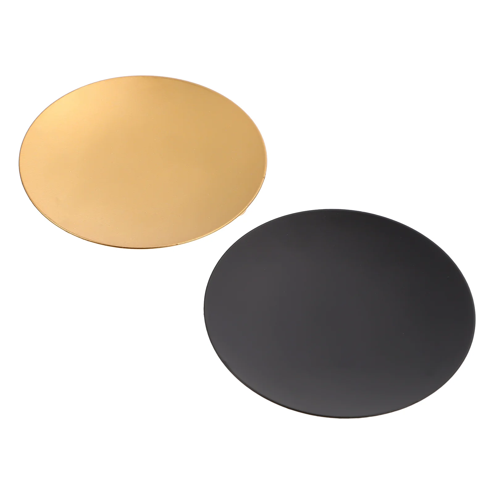 

2pcs Round Tray Holders For Wedding Modern Holder Party Home Decor Modern Candlestick Base Desktop Ornament