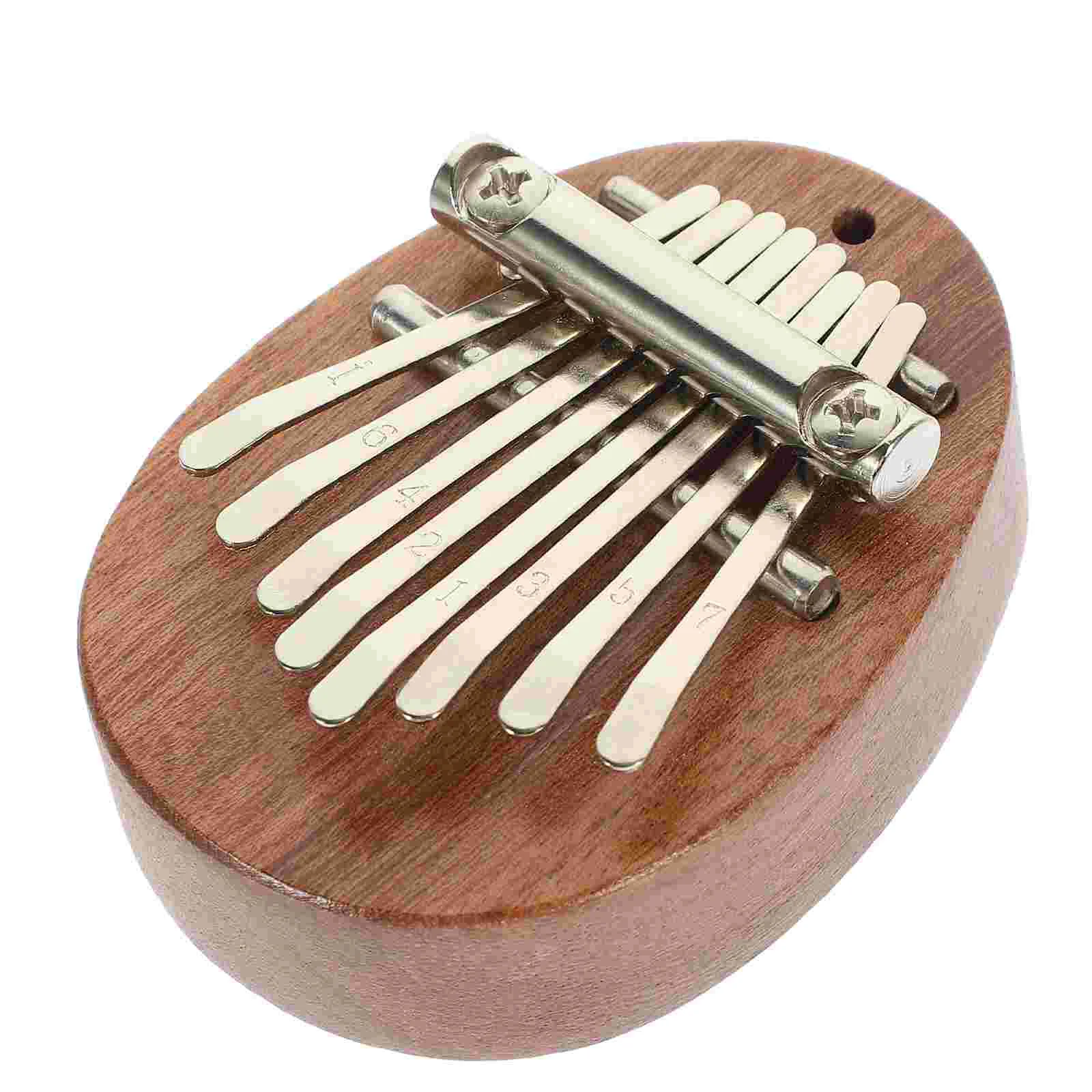 Percussion Instrument Mini Cabalin Musical Instruments 8 Keys Finger Piano Thumb Card