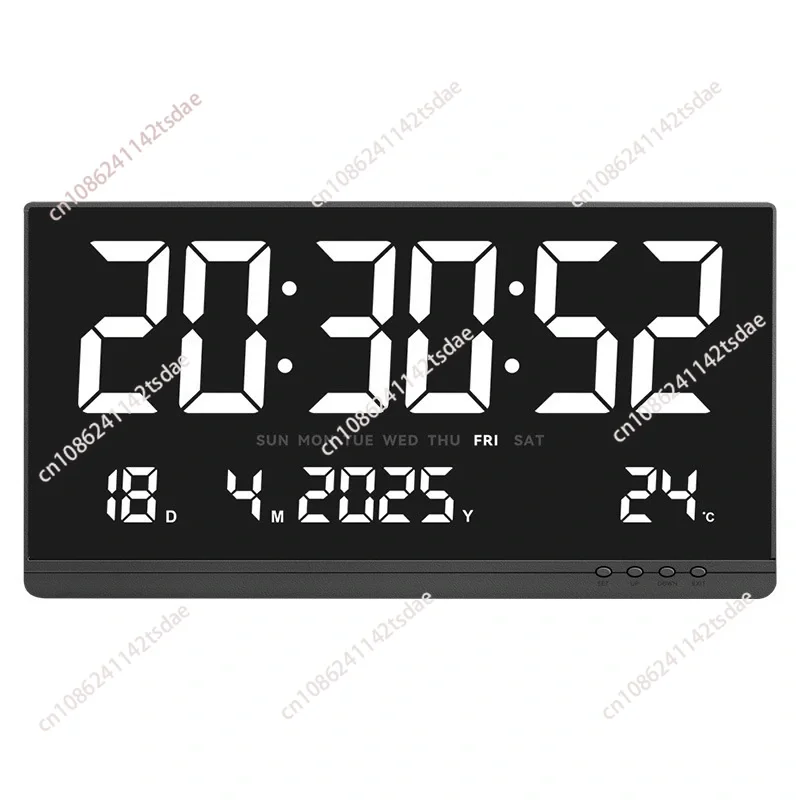 21inch LED Simple Digital Electronic Clock HD Wall Clock Large Digital Electronic Clock