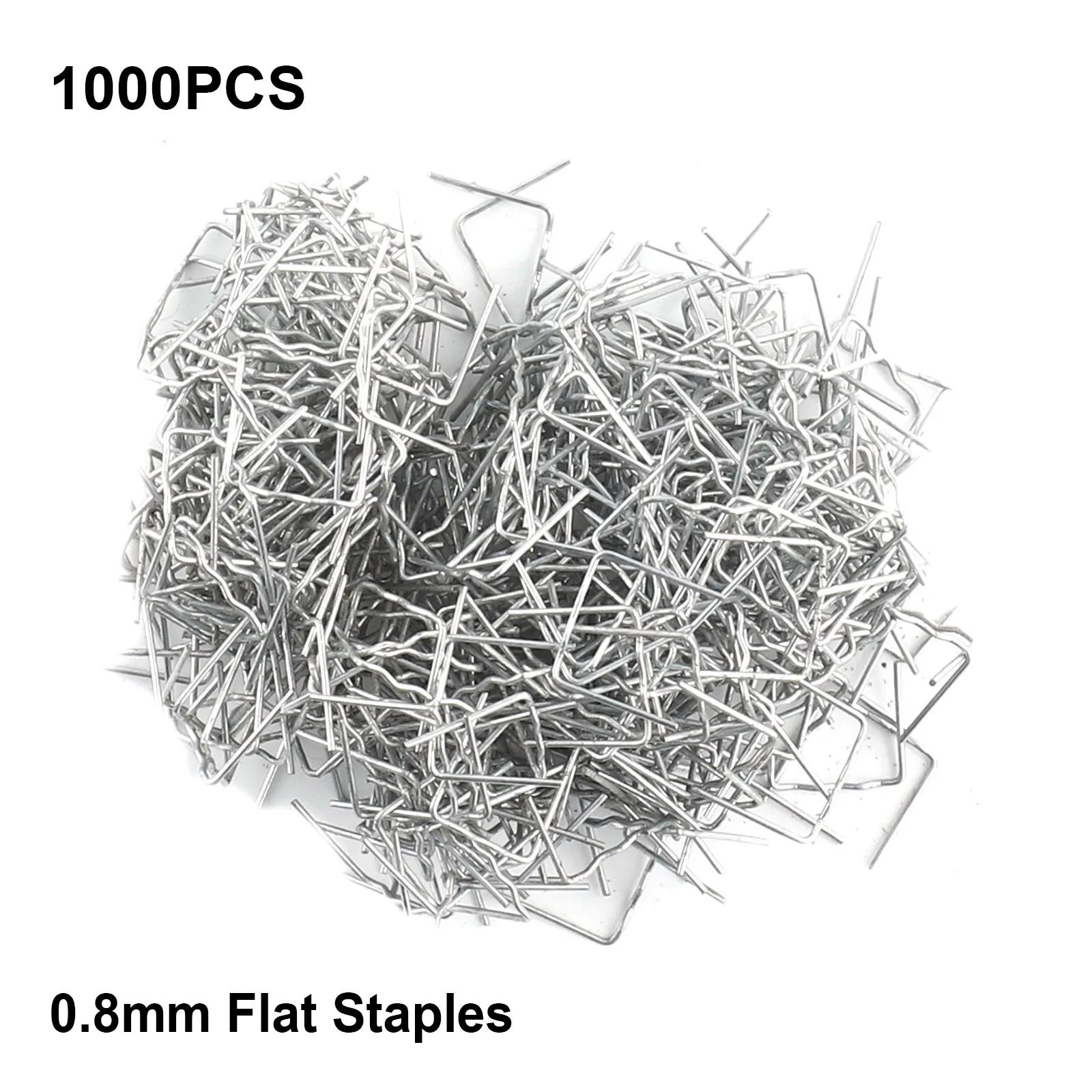Pre Cut 0.8mm 0.8mm Pre-cut Flat Staples Pre-cut Standard 0.8mm 1000PCS Flat For Plastic Stapler Silver Newest