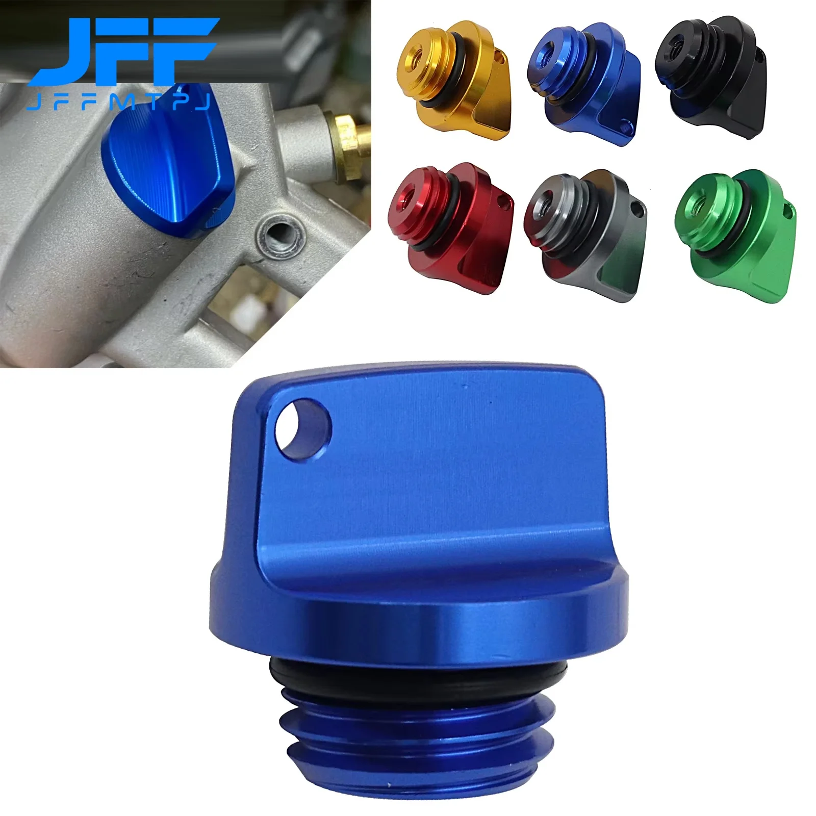 M20*2.5 Oil Filler Cap Plug For Yamaha YZ65 80 85 125 250 250F 450F 125X 250X 250FX 450FX WR250F WR450F WR250R/X YFZ450 MT/FZ-09