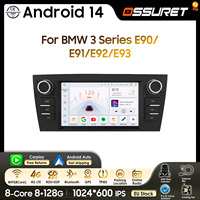 7'' 2din Car Radio for BMW 3 Series E90 E91 E92 E93 Wireless CarPlay Andorid Auto Automotive Multimedia GPS Navigation DSP 4G BT