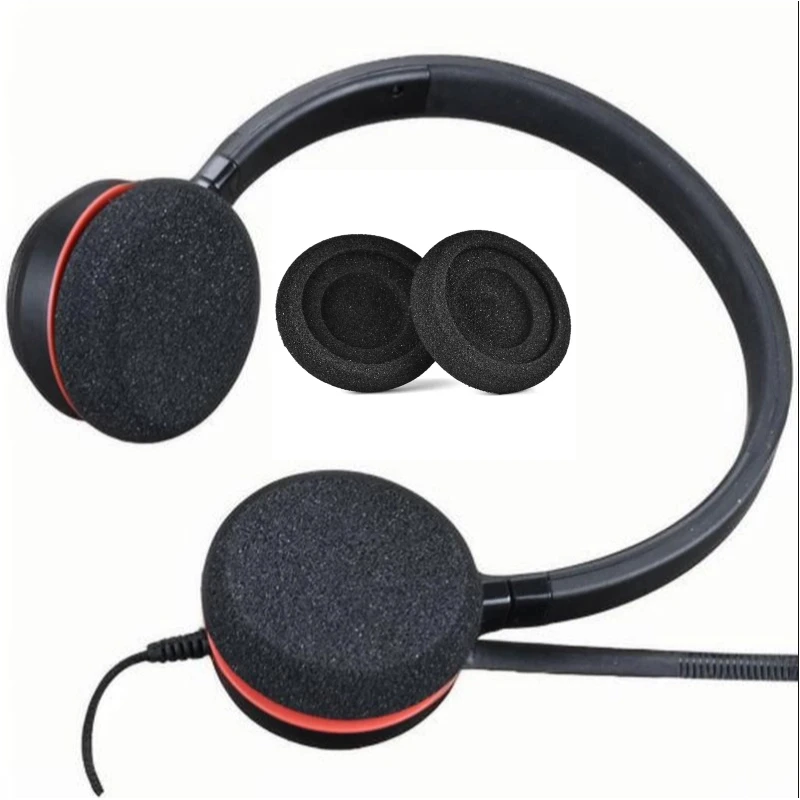 1 paire de housses d'écouteurs en mousse souple, housse de remplacement pour écouteurs à mémoire de forme, Jabra évolve 20 20se 30 30II 40 65 65