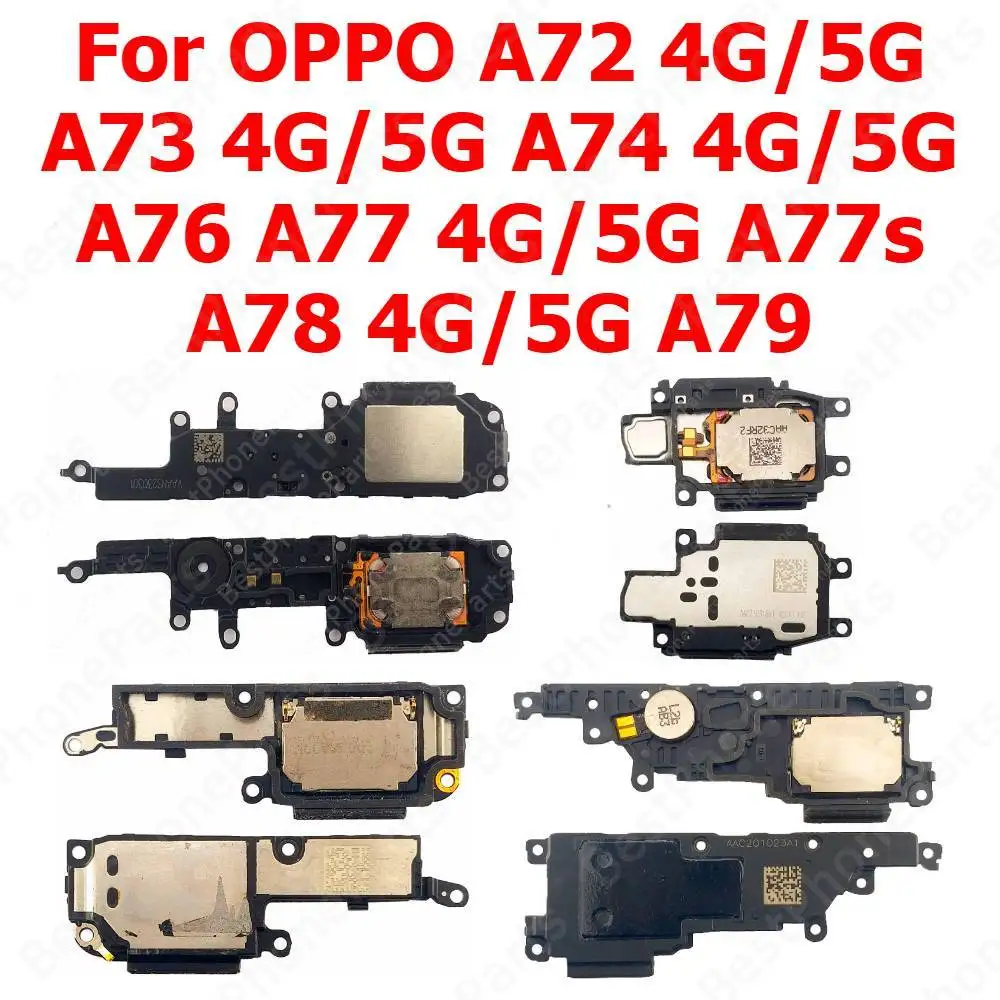Loudspeaker For OPPO A72 A73 A74 A76 A77 A77s A78 A79 4G 5G Buzzer Ringer Bottom Loud Speaker Sound Module Mobile Phone Parts