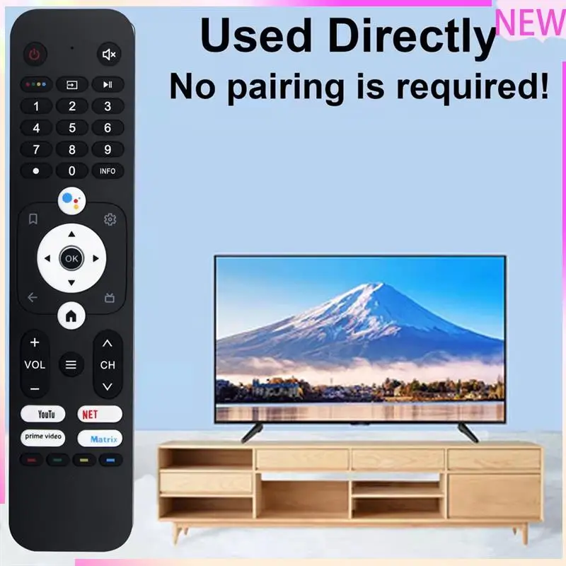 B27B HTR-U31 Voice Remote Control Replace For Haier H43K66UG Plus H50K66UG H55K66UG H58K66UG Series