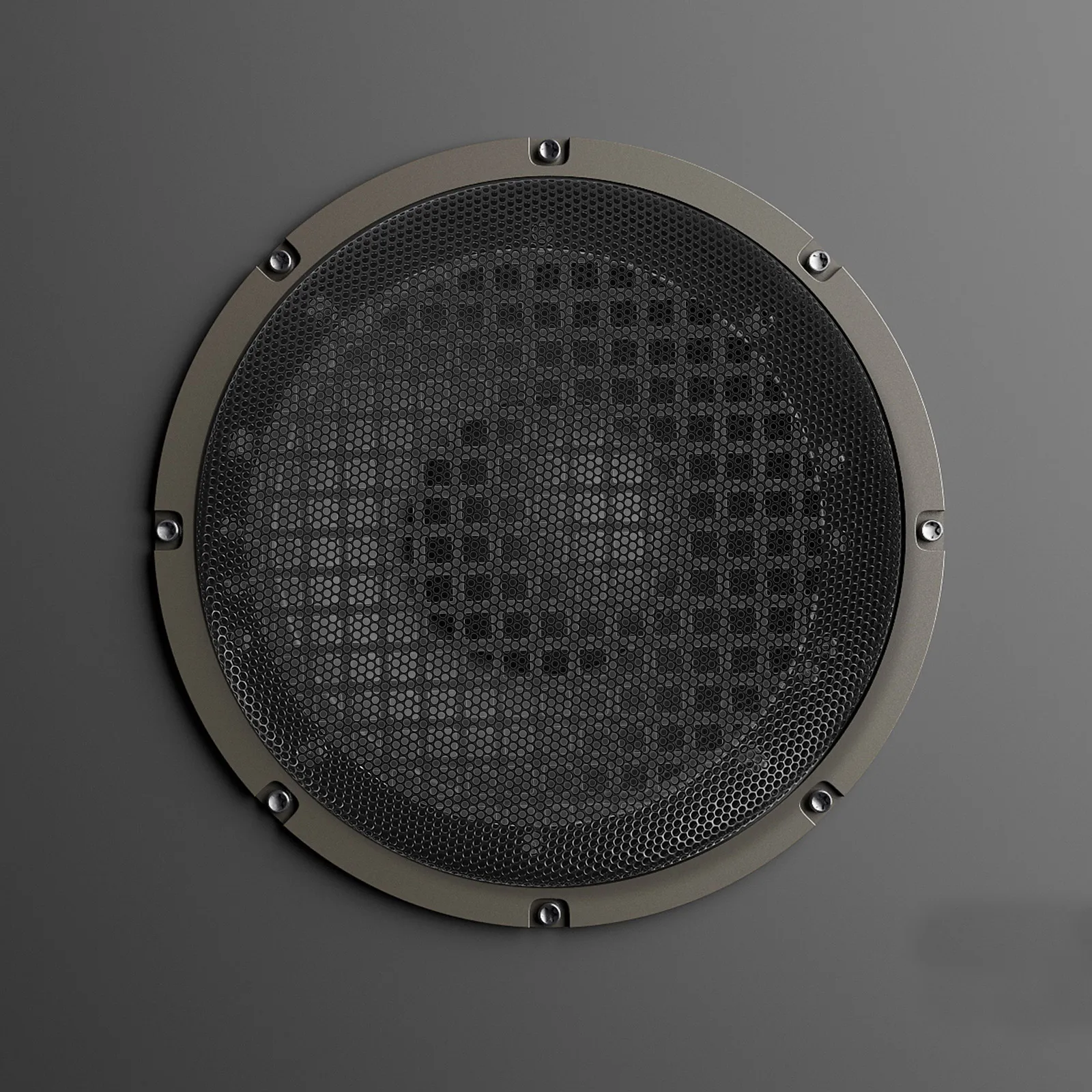 

2pcs Speaker Net Covers Durable Plastic Iron Material Practical Use DIY Audio Protective Grille Loudspeaker Car Subwoofer Mesh