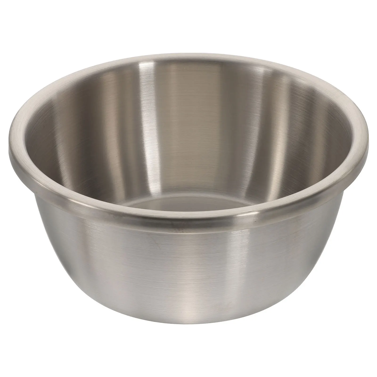 

24Cm Stainless Steel Washing Basin Thickened Round Vegetable Draining Bowl Salad Mixing Container Kitchen Sink Strainer