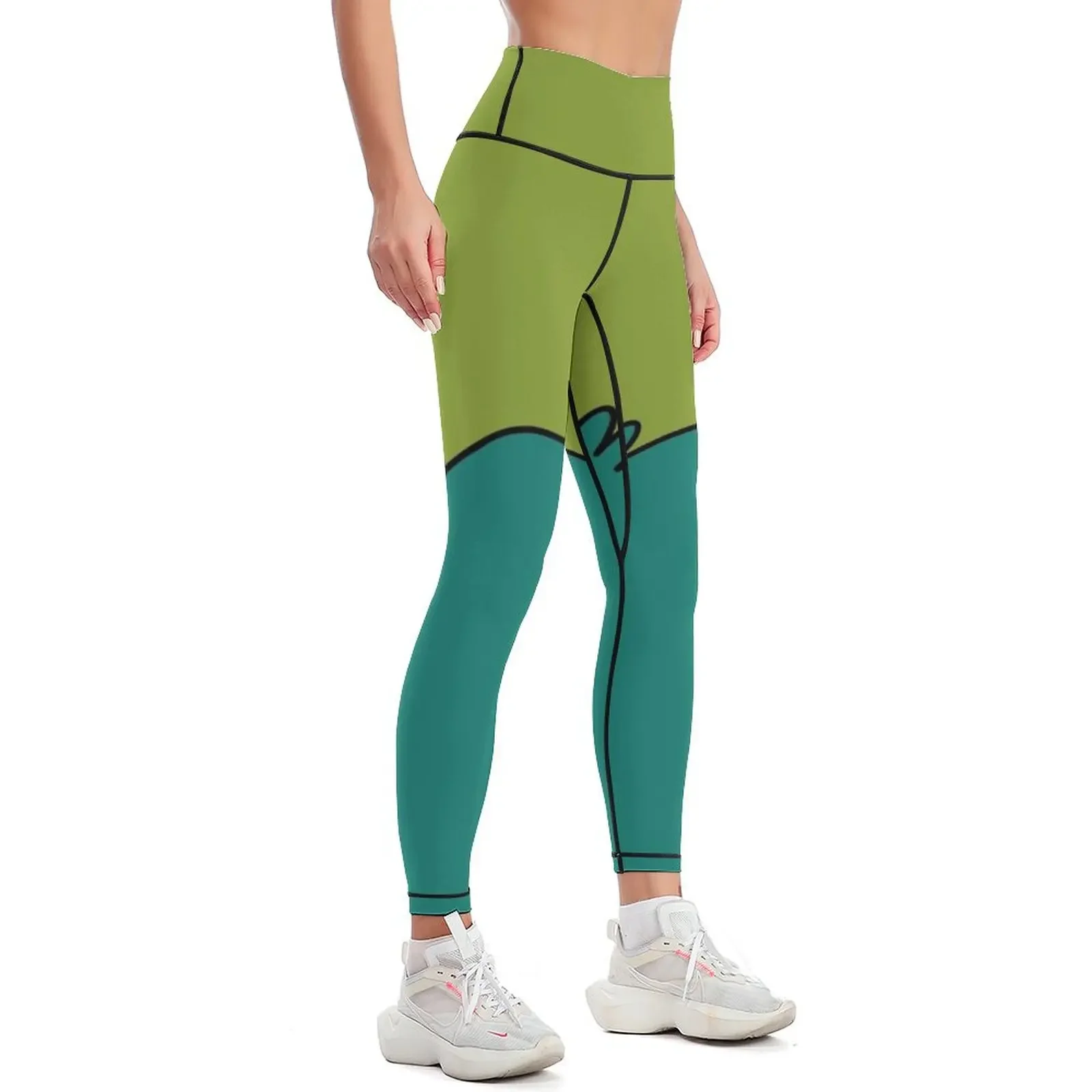 70s van design Leggings Women's pants sports woman gym exercise clothing for flared Womens Leggings