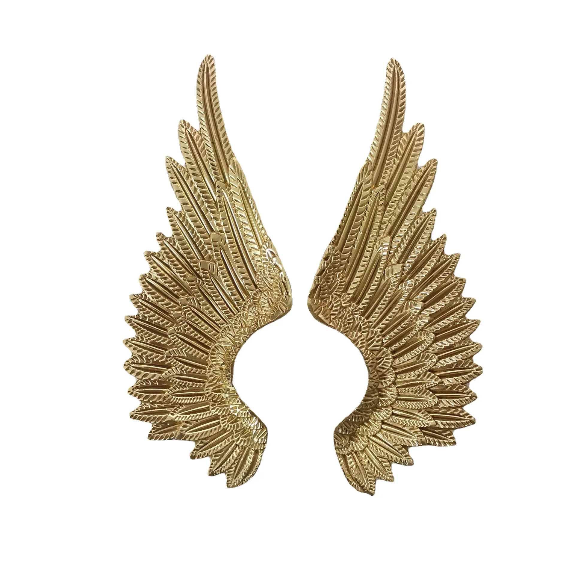 Creative Solid Brass Wings Cabinet Knobs And Handles Kitchen Drawer Handle Luxury Master Bedroom Wardrobe Handle Pulls Furniture