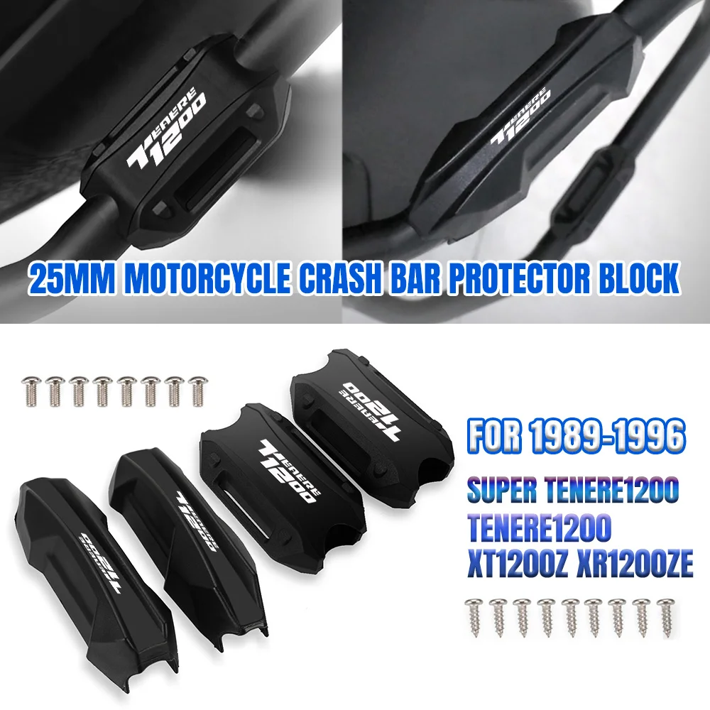 

Motorcycle Bumper Engine Guard 25MM Protector Block Crash Bar Decorative For yamaha Super Tenere1200 tenere1200 XT1200Z XR1200ZE