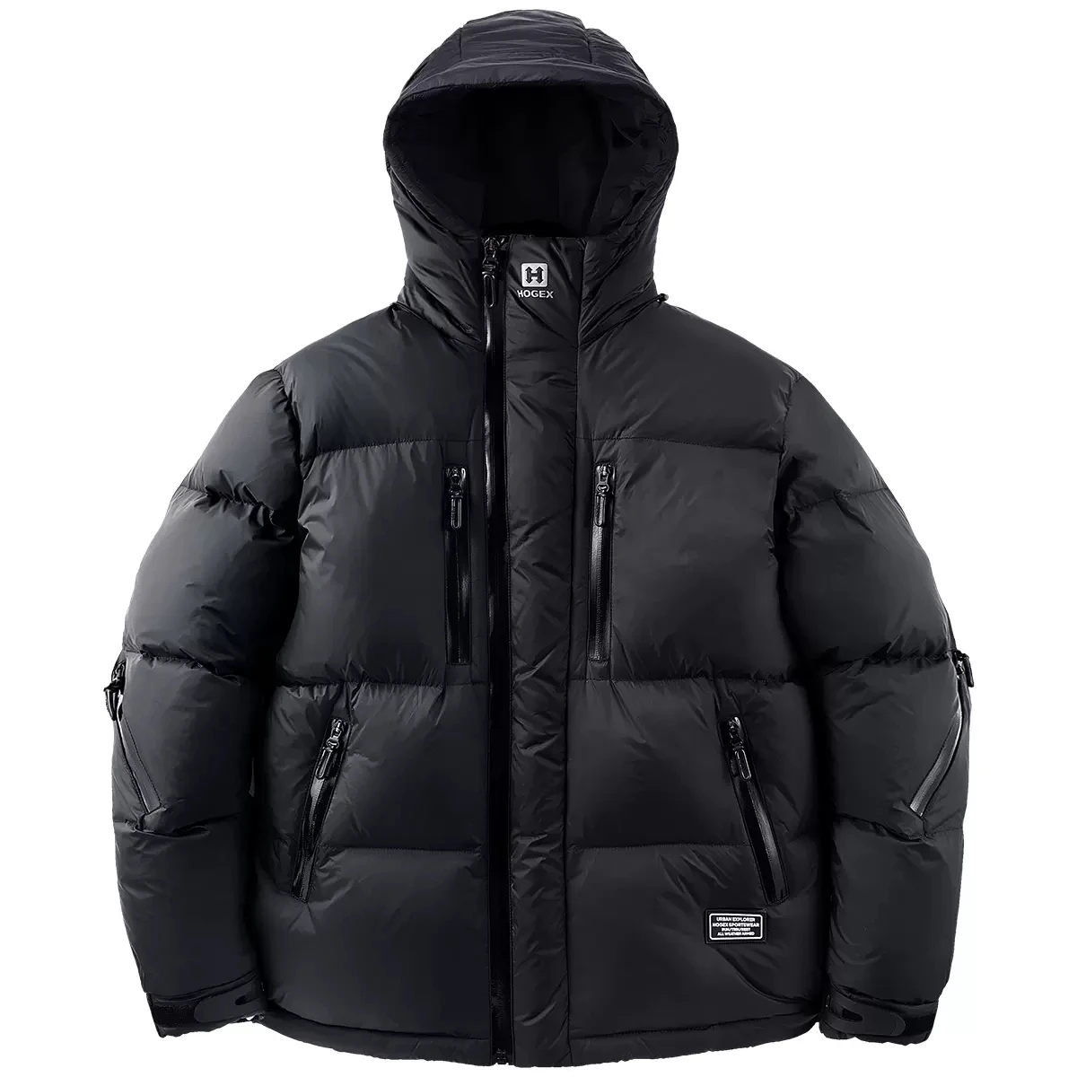 2022 Winter Mannen Functionele Donsjack Hooded Tactische Witte Eend Donsjack Warme Dikke Uitloper Jas Hip Hop Streetwear