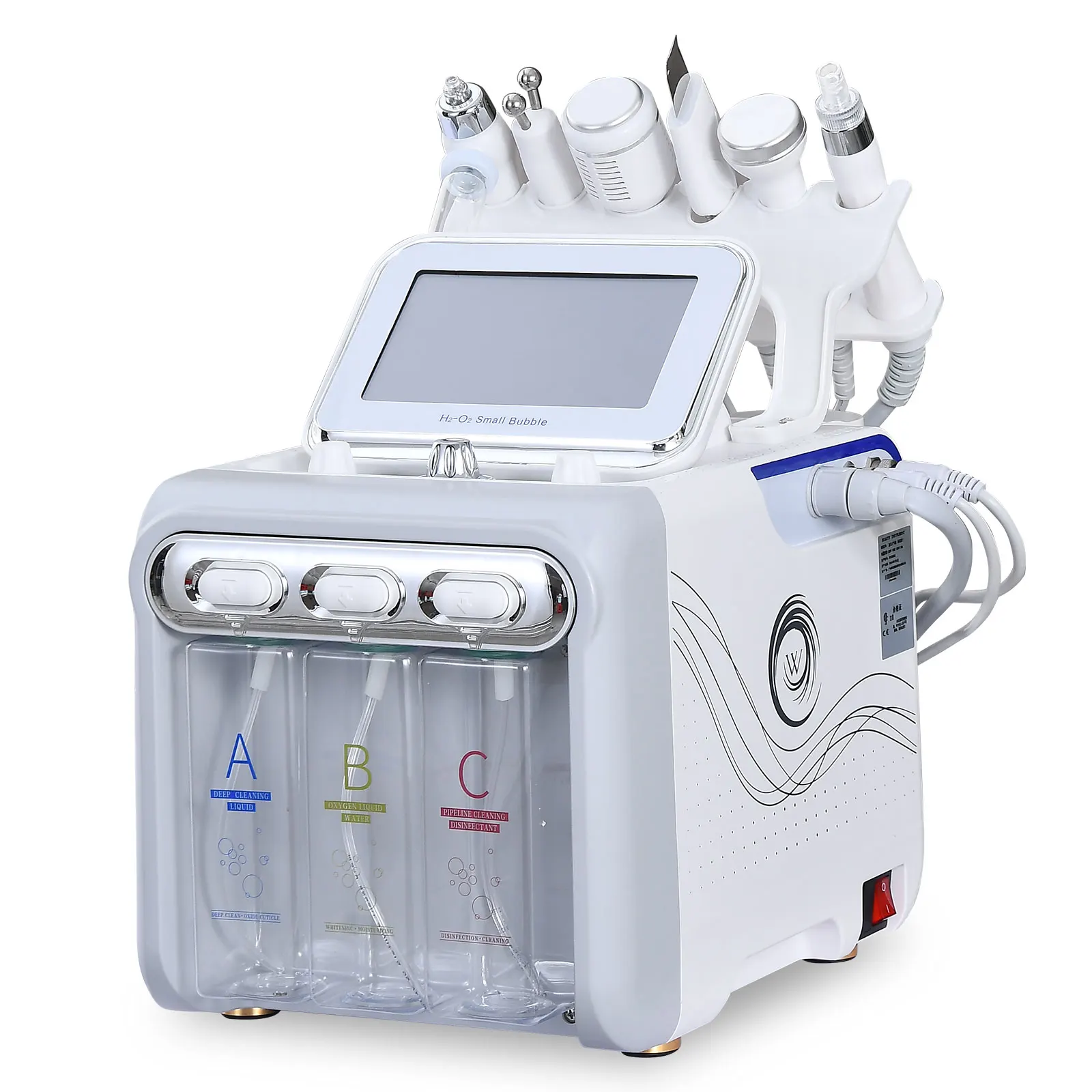 Professionelle Hydra Beauty Machine Hautpflege Gesichtspflege Radiofrequenz Gesichtsreinigung Hydra Beauty Kleine Blasenmaschine