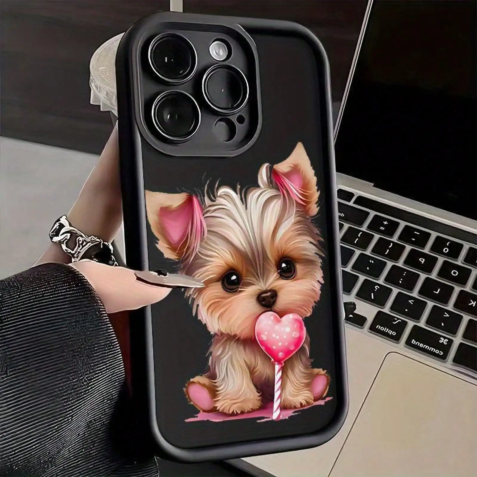 

Cute Dog Pattern phone case for iPhone 16 15 14 13 12 11 Pro/ Max/Plus shock-proof rear cover anti-fingerprint