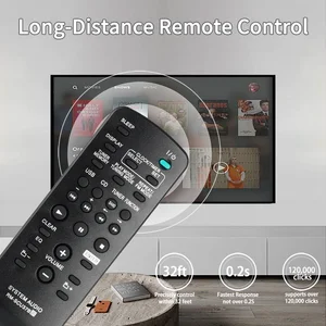 استبدال جهاز التحكم عن بعد لنظام Sony والصوت RM-SCU37B وLBT-SH2000 وSS-SH2000 وCMT-BX3 وCMT-BX30R وHCD-CBX3 وHCD-BX30R أفضل 10 أجهزة تحكم عن بعد من سوني LBT مبيعا - رقم 4