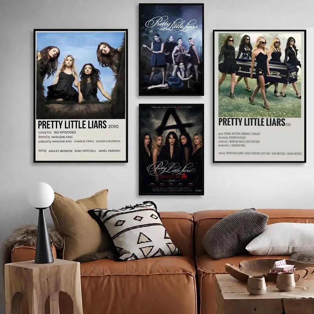 TV Series Pretty Little Liars   Music Artist Print Graphic Streaming Film Style Wall Artwork Bedroom Decor Poster