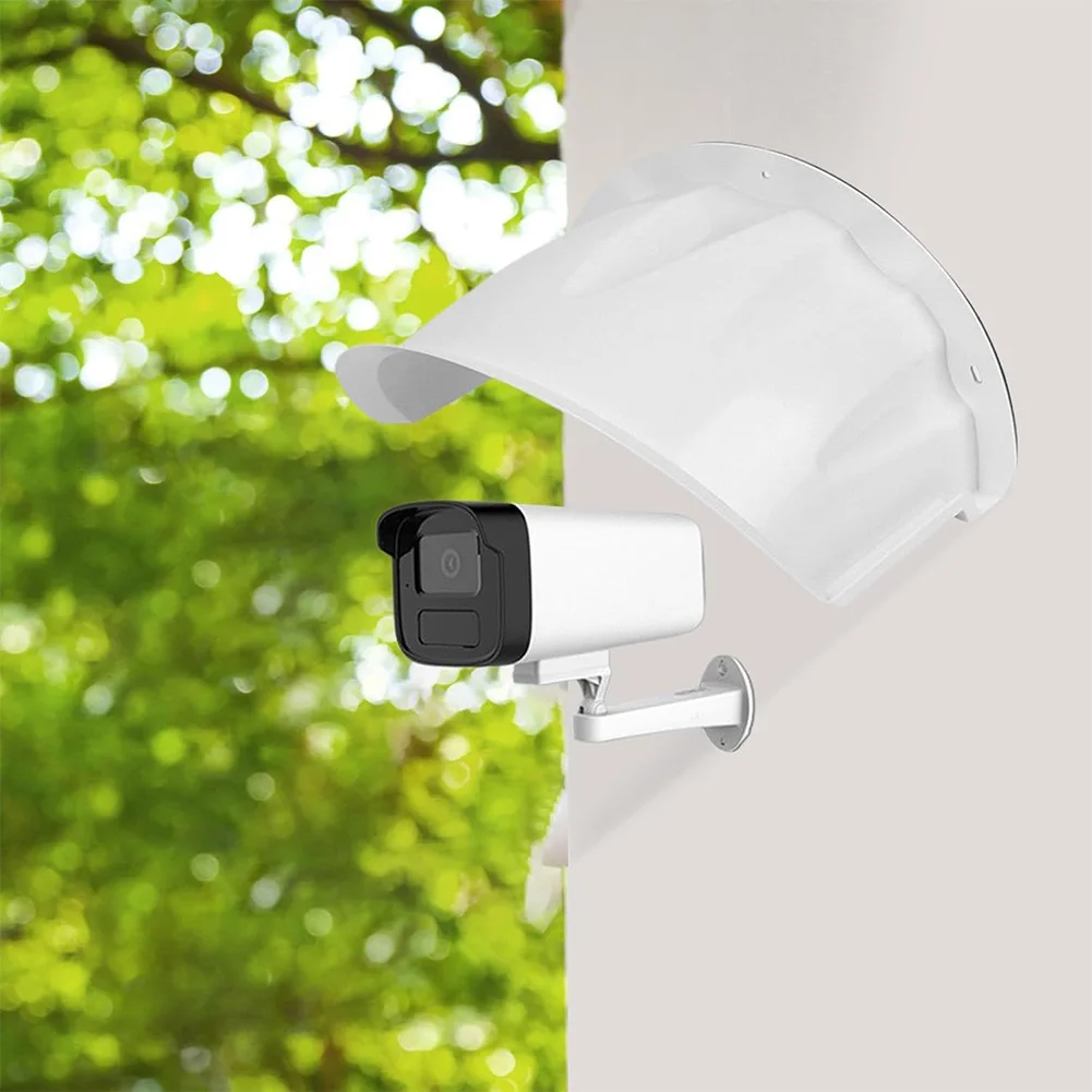 Weatherproof Protective Cover for Outdoor Security Cameras Rain Dust Shield Plastic Cap for Enhanced Camera Protection