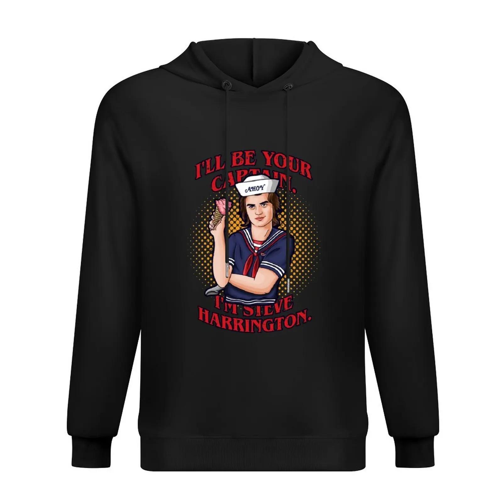 

I'll be your captain. I'm Steve Harrington Hoodie men's clothes autumn clothes mens clothing hoodie men