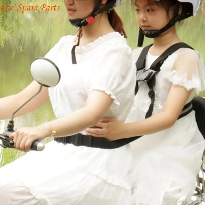 Y4UA Child Motorcycle Safety Seats Belt Adjustable Harness Secure Belt for Bike Riding