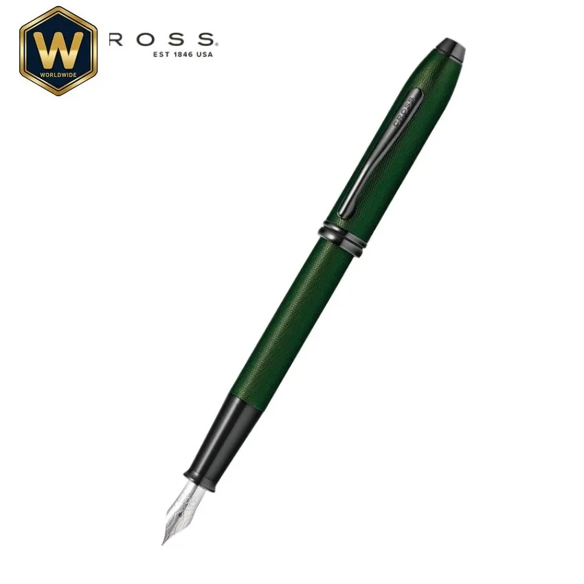 American Kaoshi CROSS Pen Wave Sound Series,10K Gold Gift Box,18K Gold Tip Ink Pen for Business Office