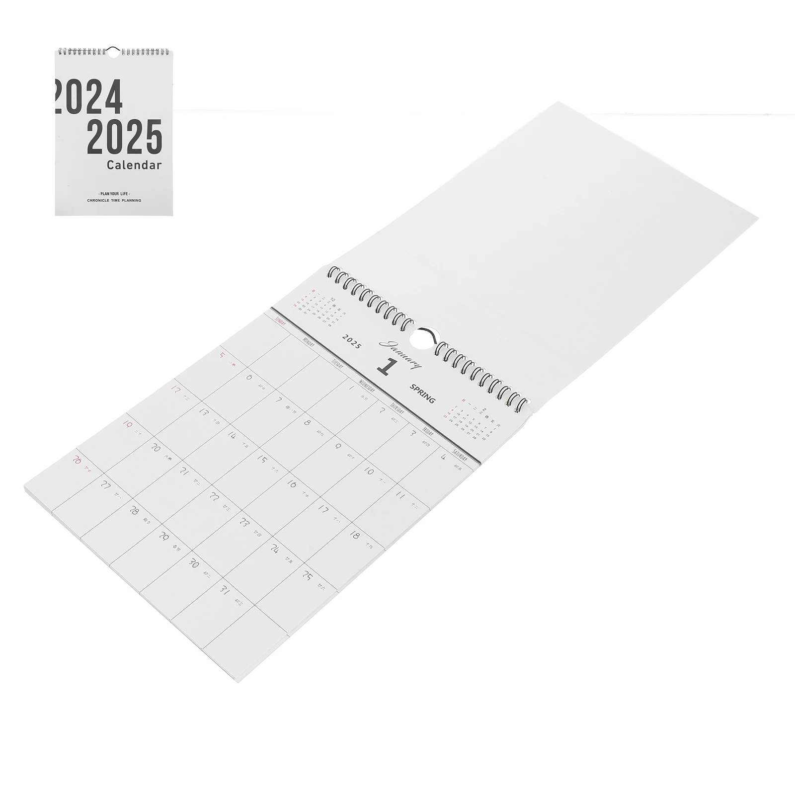 

Wall Mountable Calendar 2025 Calendar Paper Planner Office Use Monthly Layout Hanging Design Printing Schedule