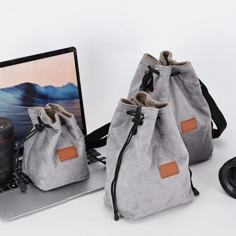 

Сумка для шнурки с камерой винтаж DSLR Camera Camera Came Case Soft Case с ремешком Shouder для прохождения камеры .066A