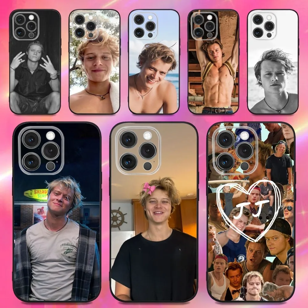 Чехол для телефона JJ Maybank Rudy для iPhone 16,15,14,13,12,11,Pro,Max,Plus,X,XS,XR,SE,8,7,Mini,мягкий силиконовый черный чехол