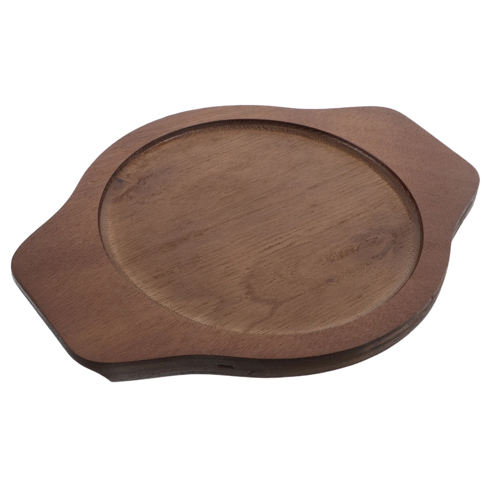 

Wooden Trivet Tray For Korean Stone Bowl Heat Insulation Oval Serving Base Anti-Slip Pot Holder Kitchen Table Decor Cake