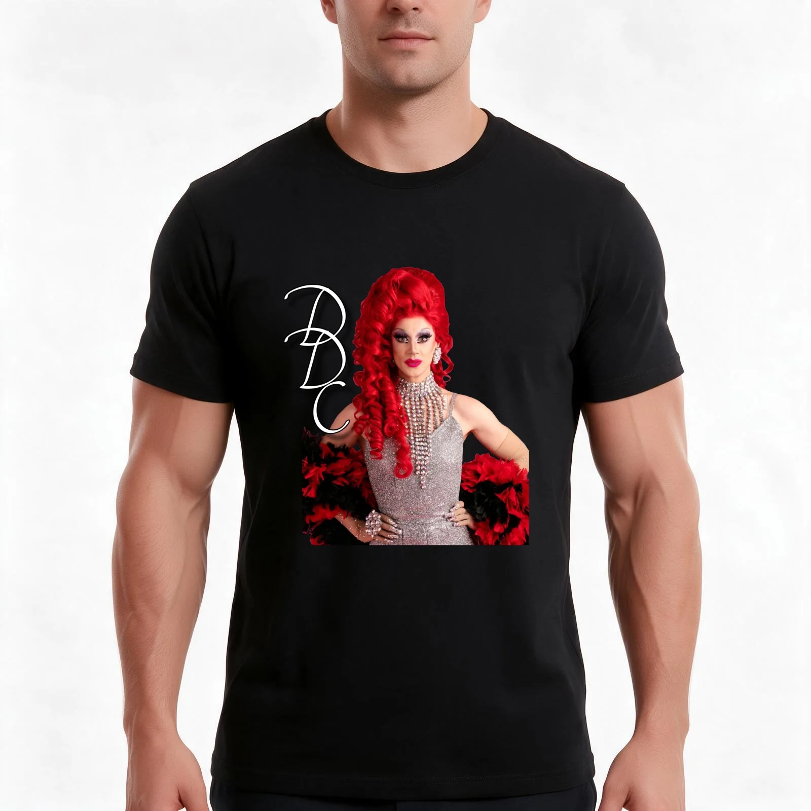 Divina De Campo - Drag Race Uk T-Shirt, Summer Casual Cotton Tee, Oversized Streetwear Tops, Vintage Graphic Print, 100% Cotton