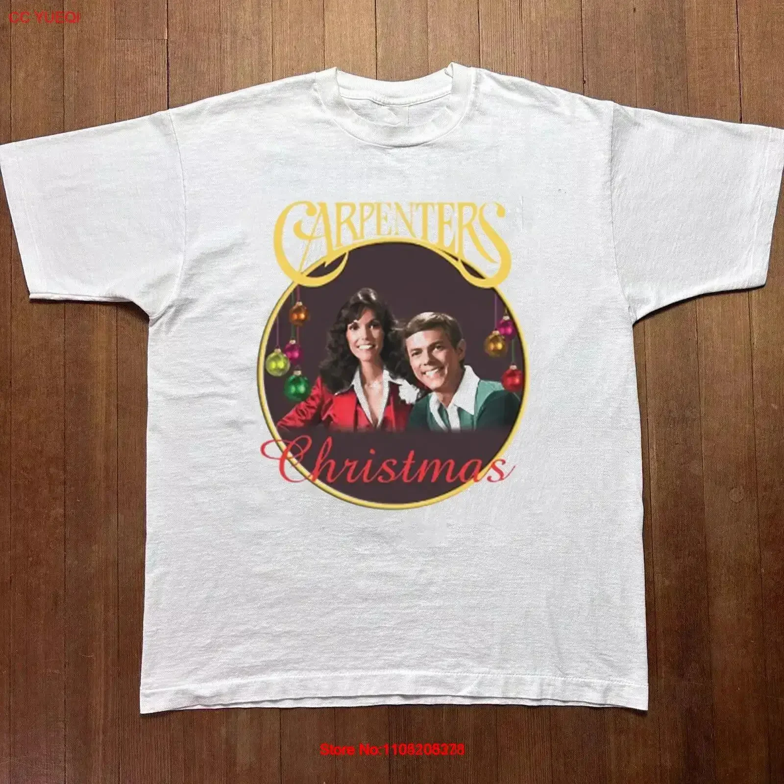 Christmas With The Carpenters Band For Family T Shirt Full Size S 5XL ET501 vintage Washed graphic Versatile Soft Comfortable