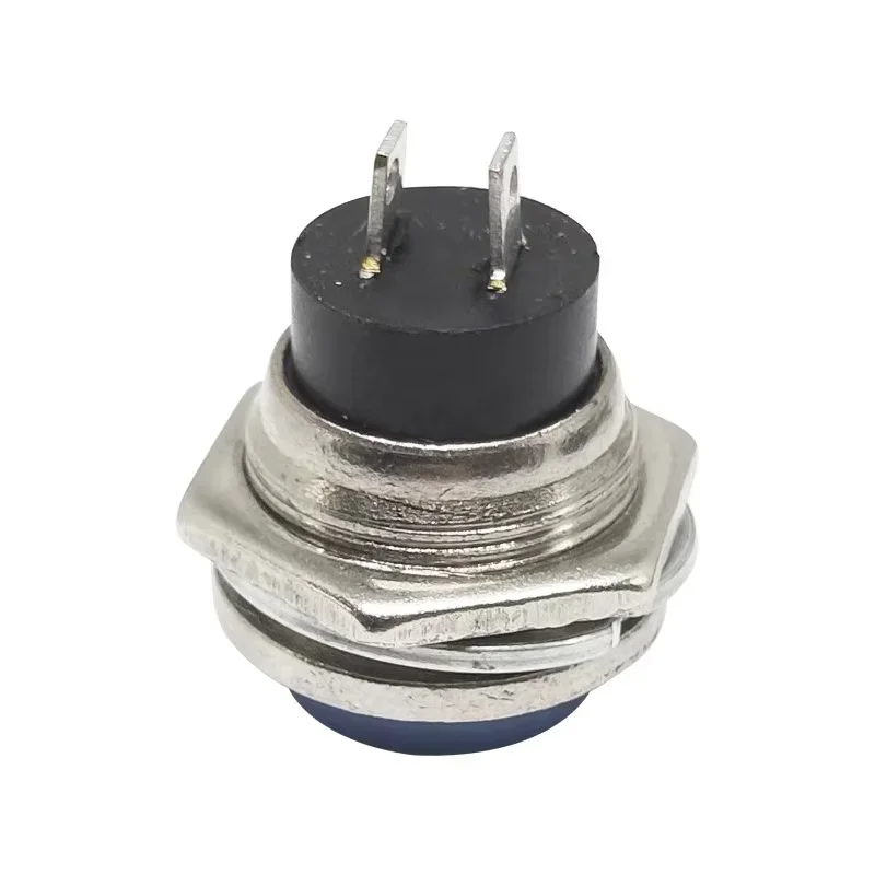 5/20PCS DS-212 16MM Power Switch Round Red Switch Small Self-Reset Momentary Push Button Start Compound Button Power Switch