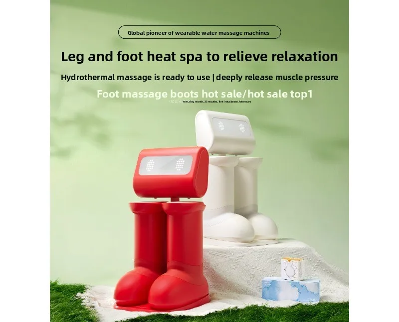Massage Foot Soaking Bucket Automatic Therapy Machine Calf Massage Household Convenient  Bath Boots Gift