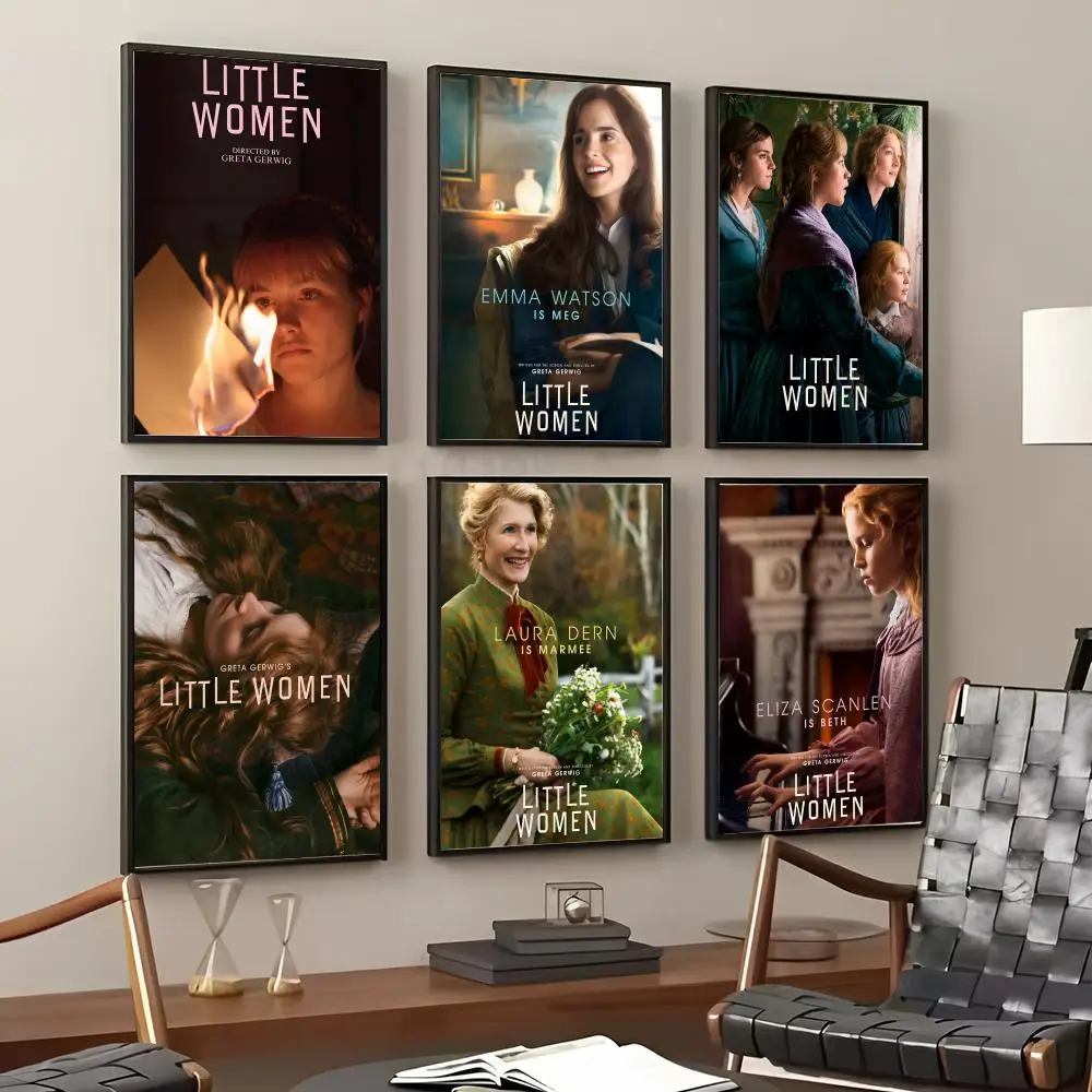 Movie I-Little Women Painting Calligraphy Cotton Canvas Wall Art Poster Quality Decor Painting For Home Decor
