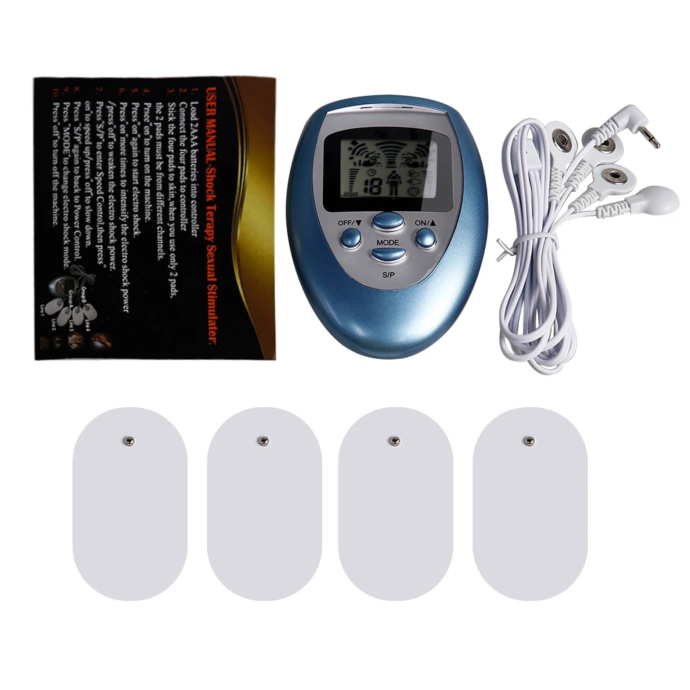 Electrical Nerve Muscle Stimulator Electric Pulse Massager TENS EMS Machine Electrostimulator Low Frequency Physiotherapy Device