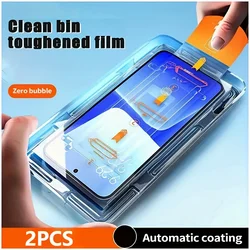 2Pcs Dust Free Installation Screen Protector For Samsung Galaxy S25 S24 S23 Ultra Tempered Glass For Samsung S21 S22 S20 Plus