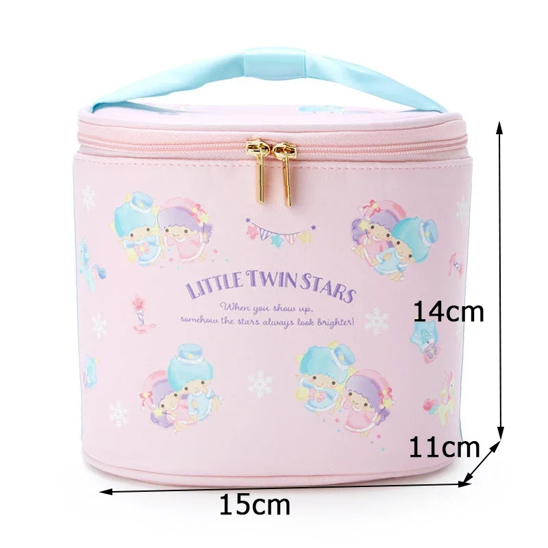 Hello Kitty Cosmetische Tas Sanrio Make-Up Tas Melodie Kuromi Cinnamoroll Opbergzakjes Kleine Tweelingsterren Make-Up Doos/Zakje/Organizer