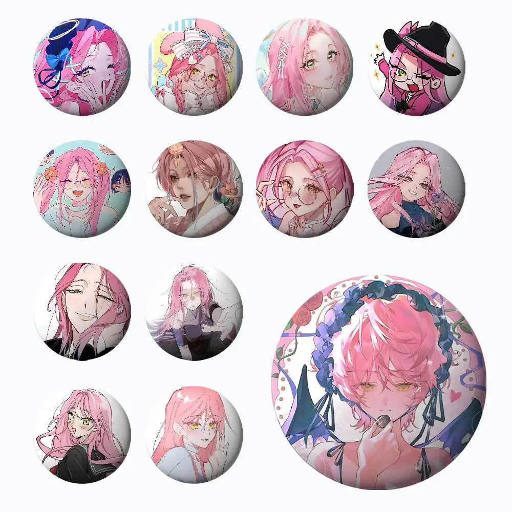 M-Mizi Alien Stage Badges Weiche Anstecknadel aus Weißblech, Metall-Badge, individuelles Schmuckzubehör für Hut, Tasche, Revers