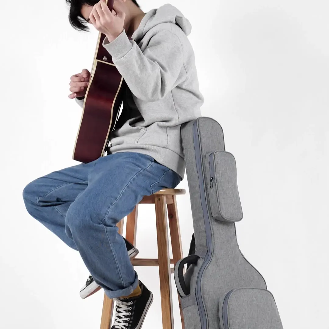 

2MM thickened anti-splash Oxford cloth 41 folk inch guitar bag, double shoulder portable guitar bag